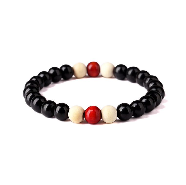 Natural Wooden Beaded Root view 3