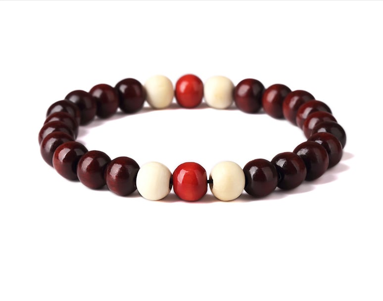 Natural Wooden Beaded Root view 8