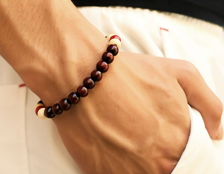 Natural Wooden Beaded Root view 7