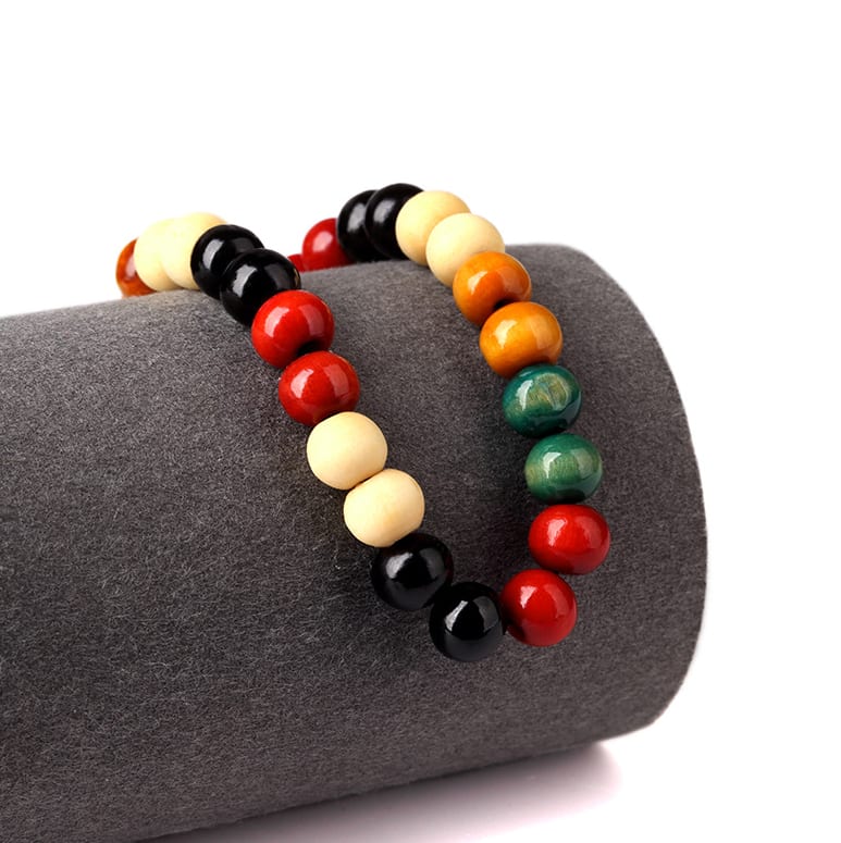 Natural Wooden Beaded Root view 4