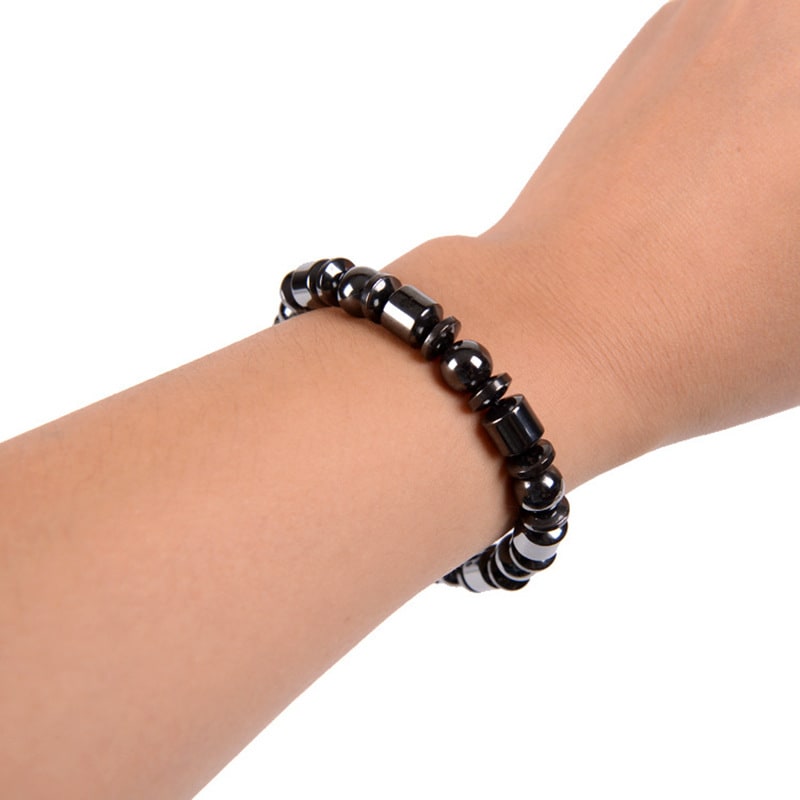Weight Loss Magnet Bracelets For Women Men Pentagram Stone Magnetic Therapy Bracelets Pain Relief Slimming Health Jewelry view 3