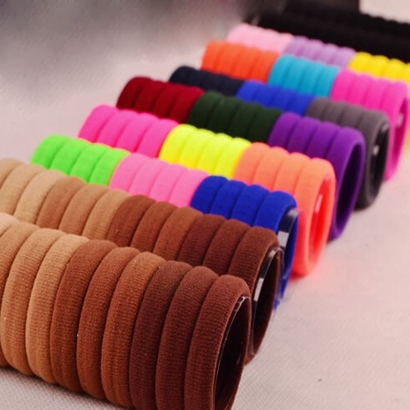 Colorful towel ring hair ring view 4