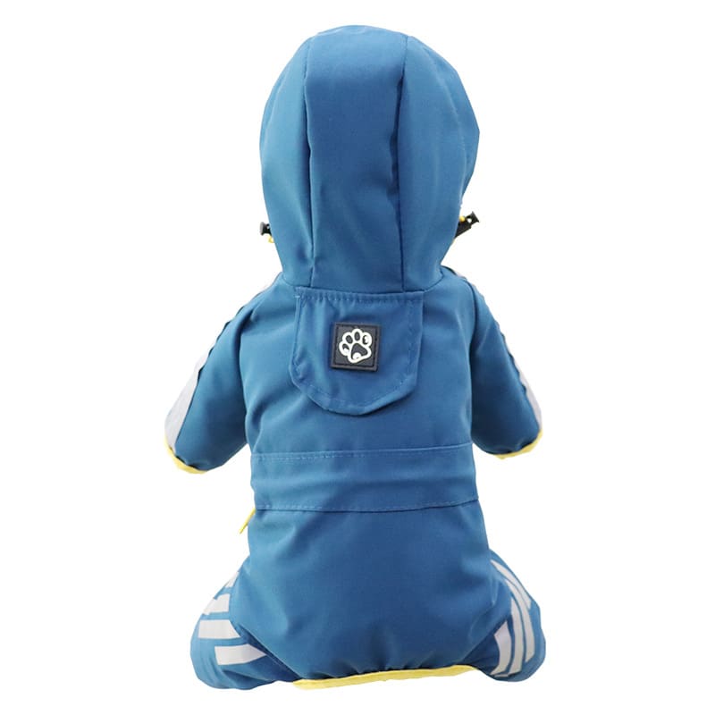 Dog Raincoat Full Package Four Feet Waterproof Rain Cape Pet Products view 4