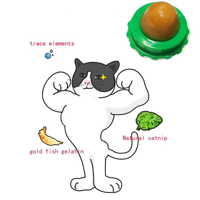 Pet Cat Sugar Energy Ball Lick Toys Catnip view 10