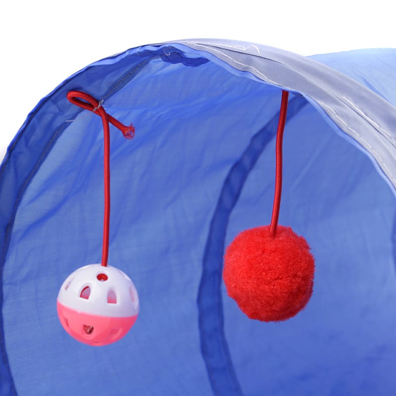 Pet supplies cat ring paper two-way tunnel can accommodate folding cat channel view 14