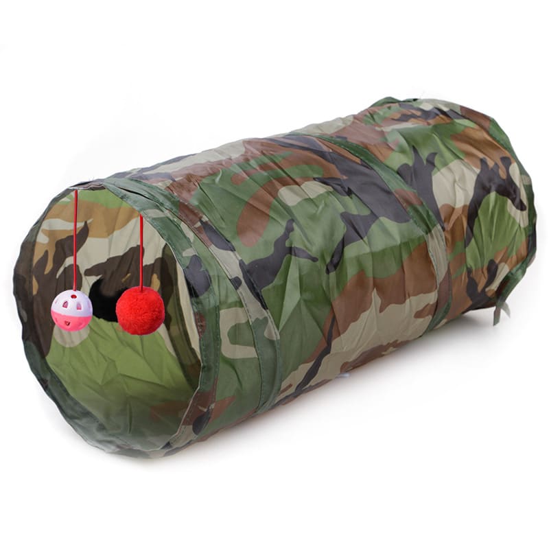 Pet supplies cat ring paper two-way tunnel can accommodate folding cat channel view 3