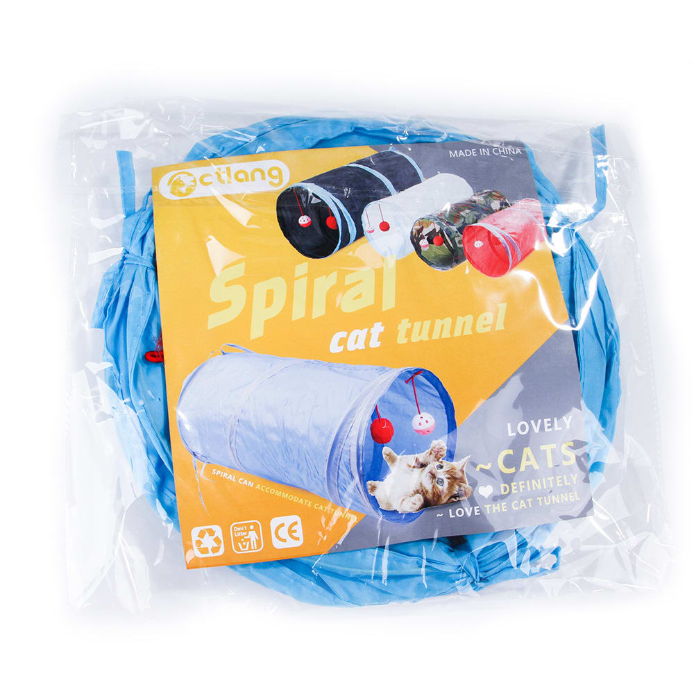 Pet supplies cat ring paper two-way tunnel can accommodate folding cat channel view 13