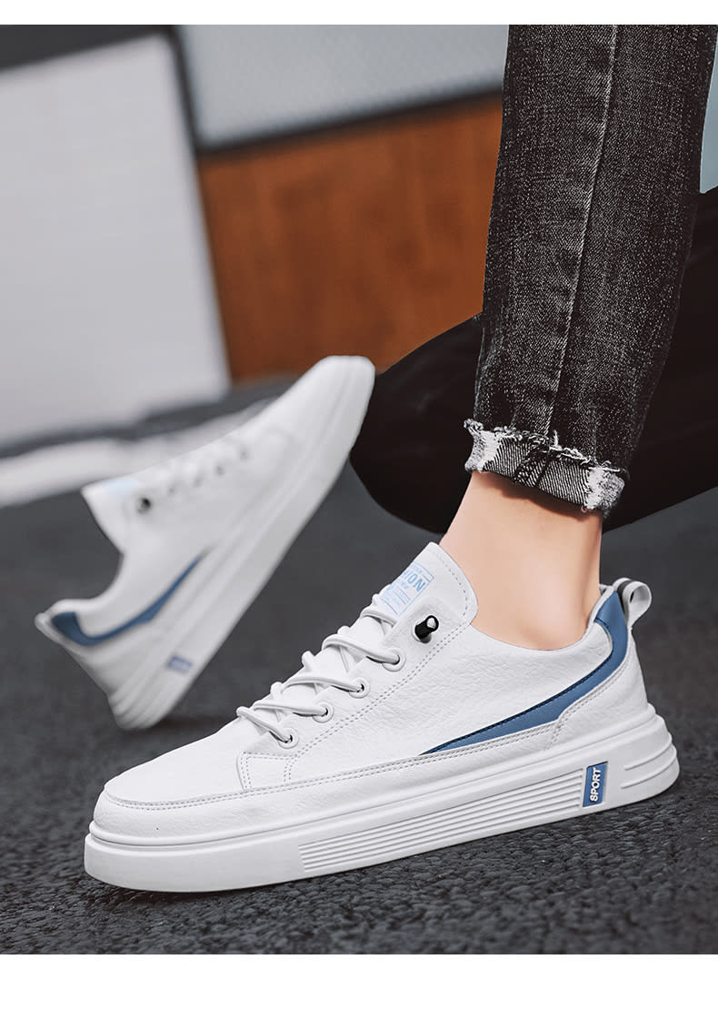 Korean Style Fashionable All-match White Shoes Men's Thin Casual Breathable Canvas Sneakers view 13