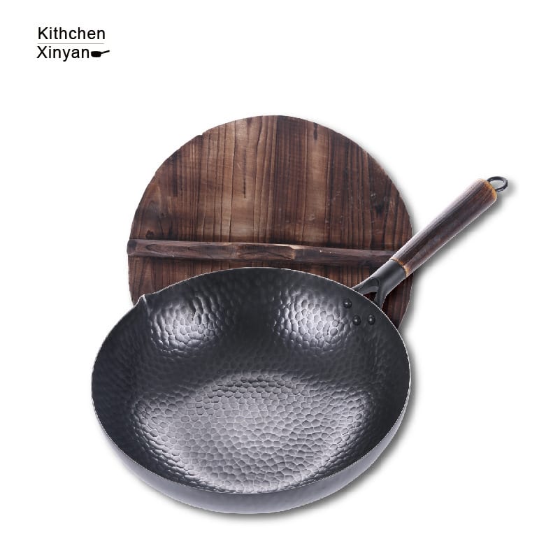 Iron Pan Traditional Iron Wok Handmade view 3