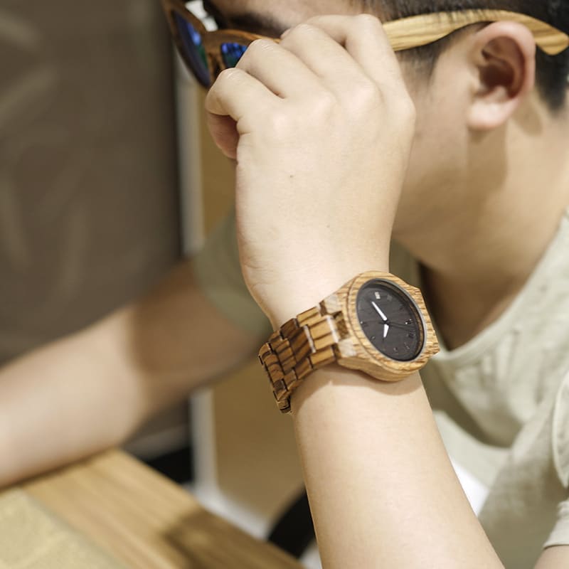 New wooden watch view 3