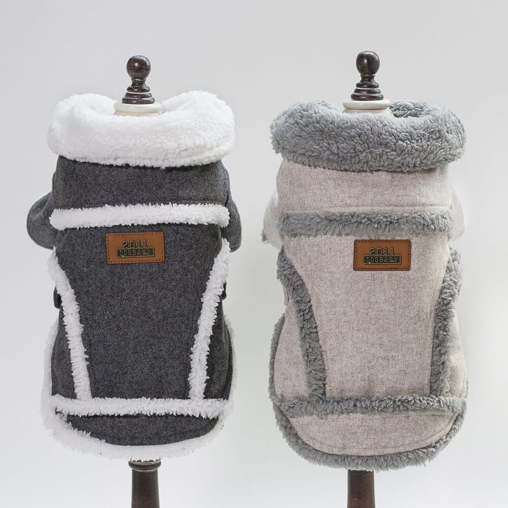 Dog Clothes Winter Pet Dog French Bulldog Jacket Thick Warm Dog Coat view 2