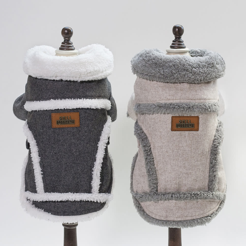 Dog Clothes Winter Pet Dog French Bulldog Jacket Thick Warm Dog Coat view 4