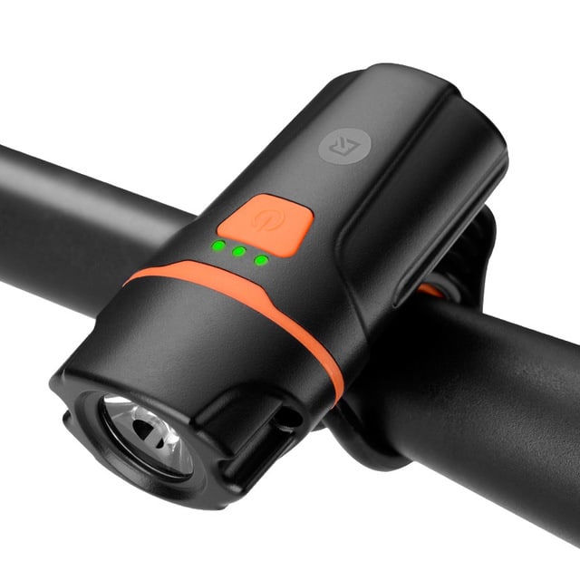 Bicycle light headlights night riding glare flashlight USB charging view 4