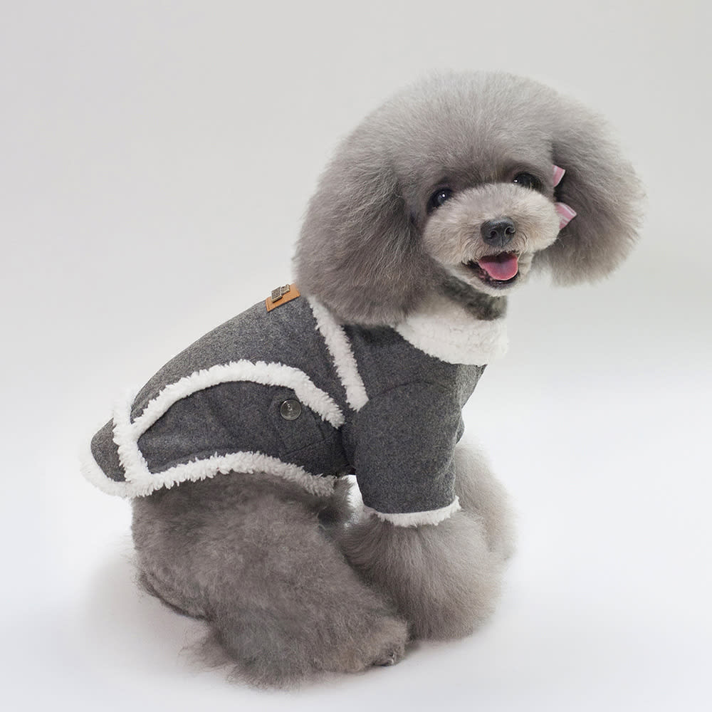 Dog Clothes Winter Pet Dog French Bulldog Jacket Thick Warm Dog Coat view 5
