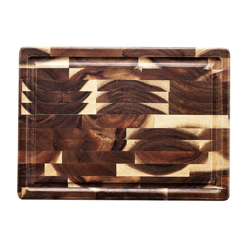 Kitchen Household Parquet Solid Wood Cutting Board view 7