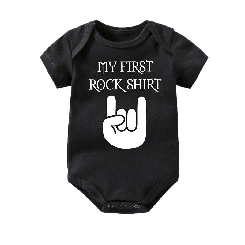 Finger letter romper view 2