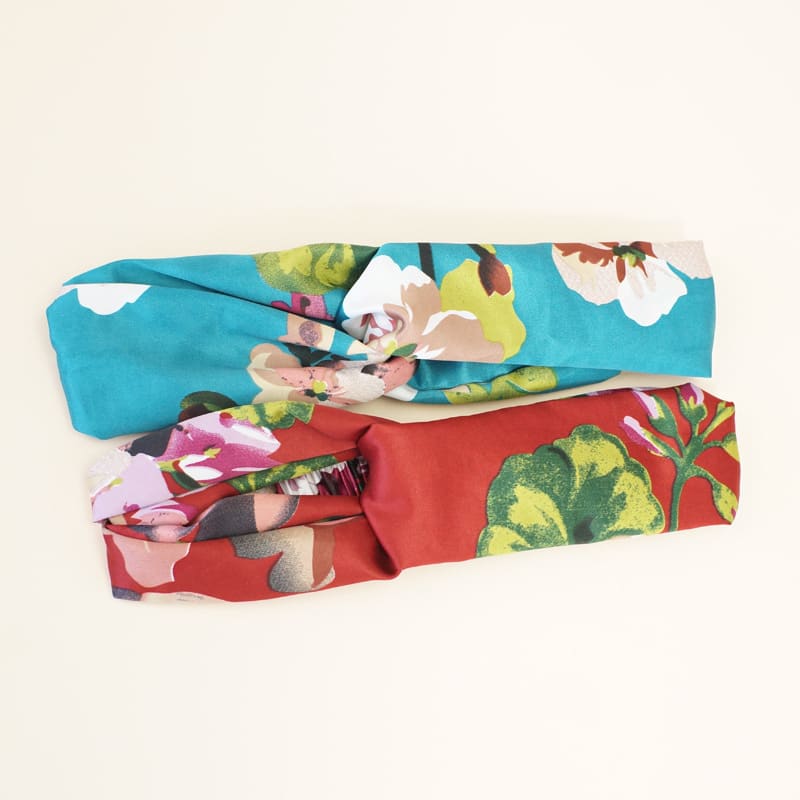 Flower elastic silk hair band view 6