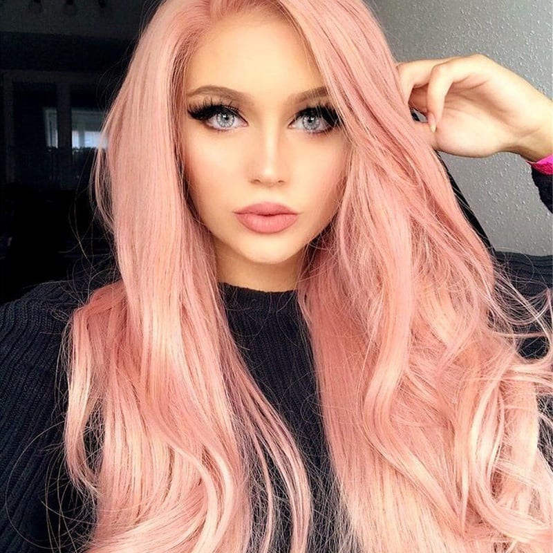 New chemical fiber hair long curly wig view 3