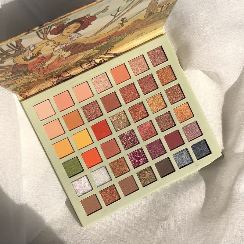 Rose gold bead eyeshadow palette view 3