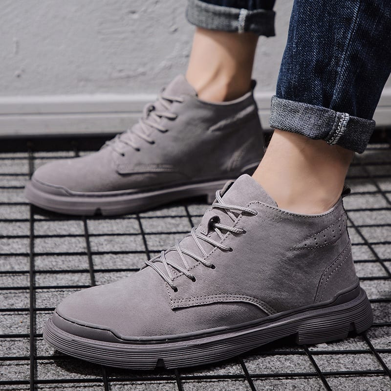 Men's autumn British style Martin boots view 2