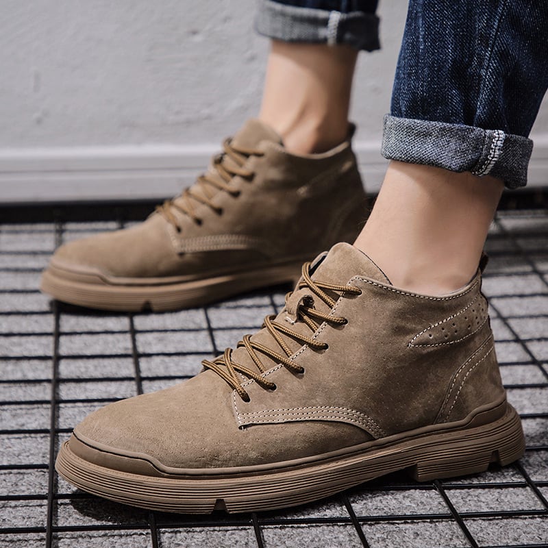 Men's autumn British style Martin boots view 6