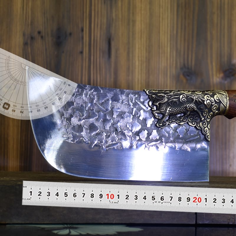 Household Bone Chopping Hand-forged Kitchen Knife Dual-use Knife Ghost Hand Made Chef Knives view 17