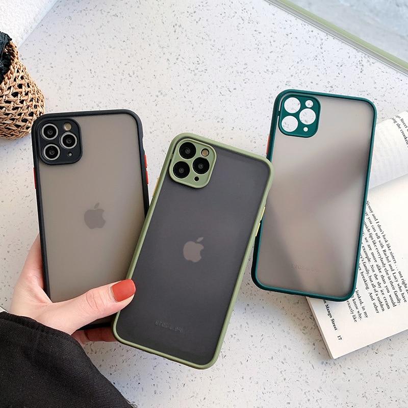 Frosted Color Contrast Mobile Phone Case To Prevent Falling view 3