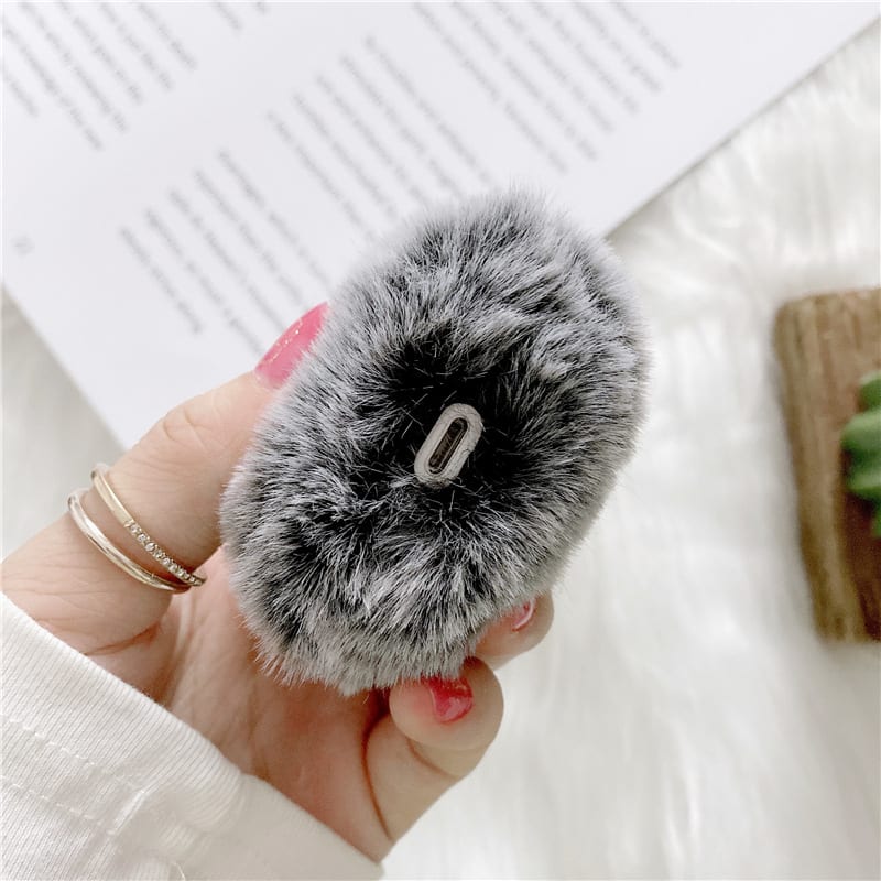 Plush Rabbit Cute Simple Creative Anti-fall Earphone Shell view 9