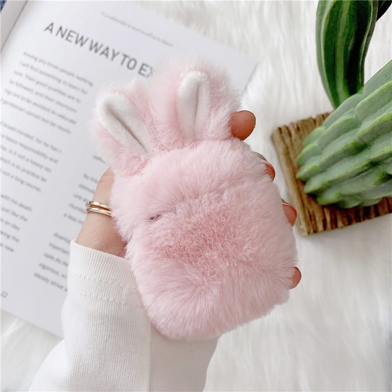 Plush Rabbit Cute Simple Creative Anti-fall Earphone Shell view 10