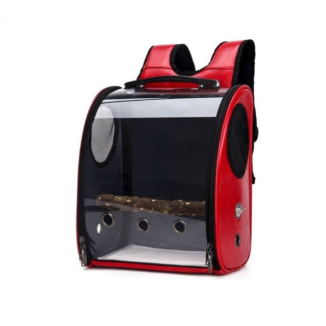 Foldable porous and breathable pet bag view 1