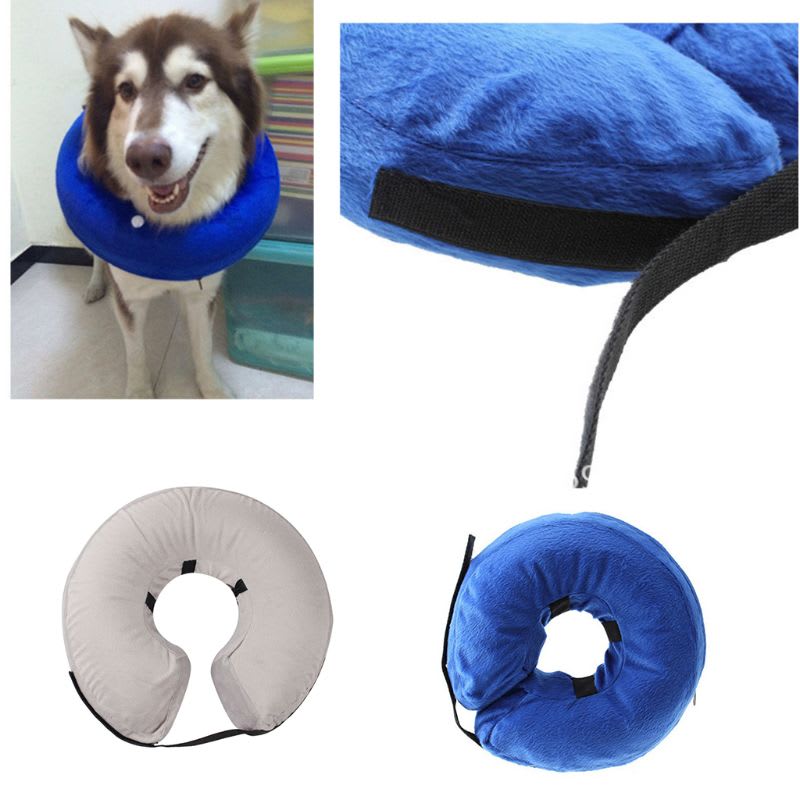 Dog Collar Dog Collar PVC Inflatable Pet Collar Anti-bite Anti-Lick view 3