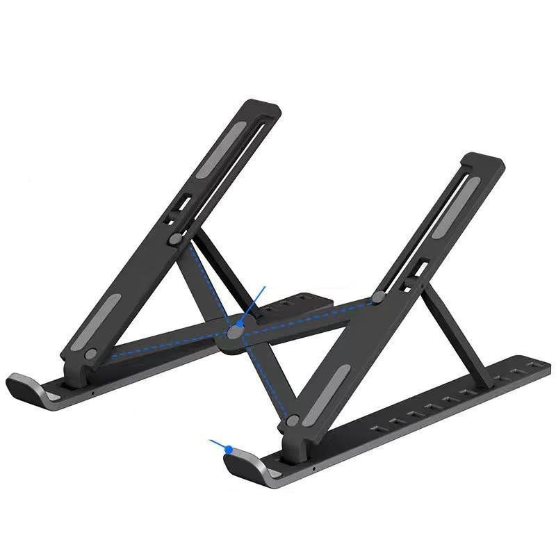 New lift cooling base portable 10 position desktop plastic folding bracket view 5