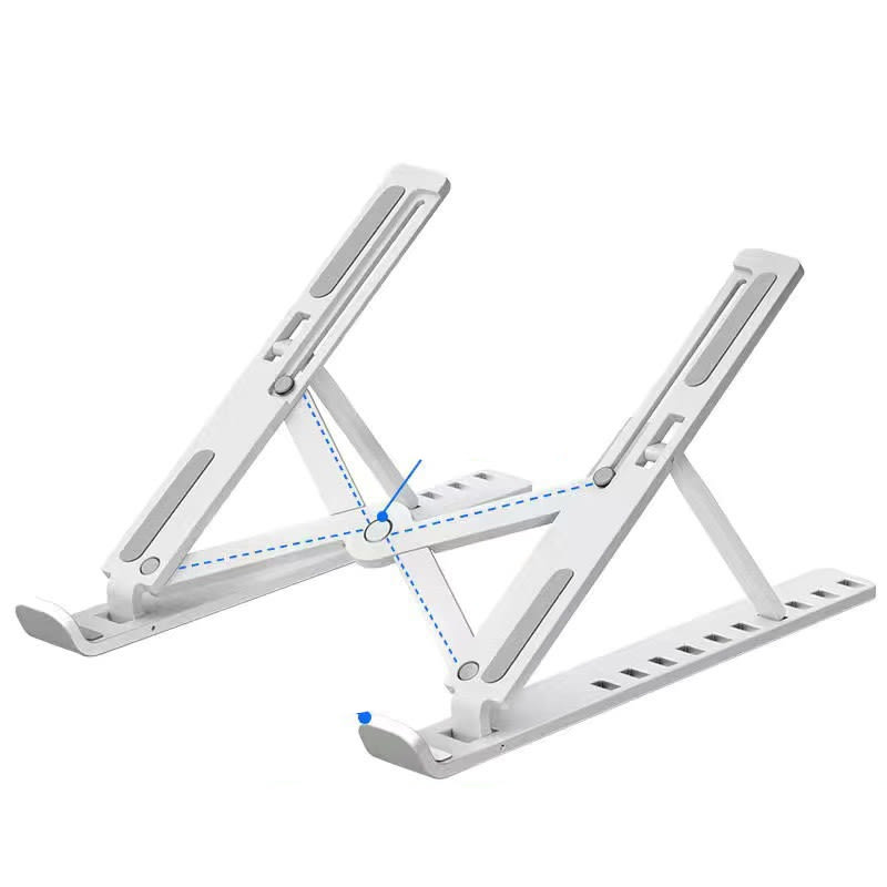 New lift cooling base portable 10 position desktop plastic folding bracket view 4