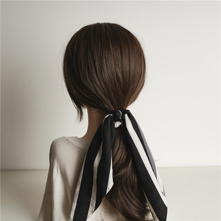 New Black And White Long Large Intestine Ring Streamer view 2