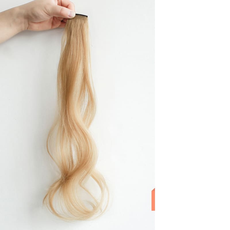 Curly Hair Hanging Ears, Hair Extension, Highlighting, Long Hair, Popular Color Wig view 2