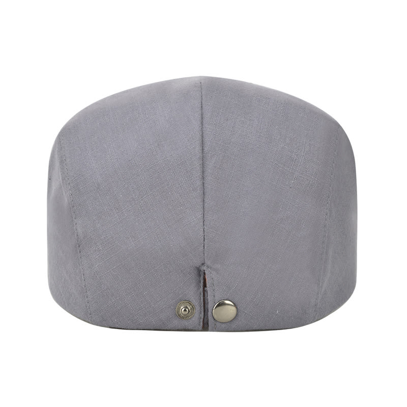 Cotton Solid Color Light Body Forward Cap, Outdoor Sunshade Beret view 6