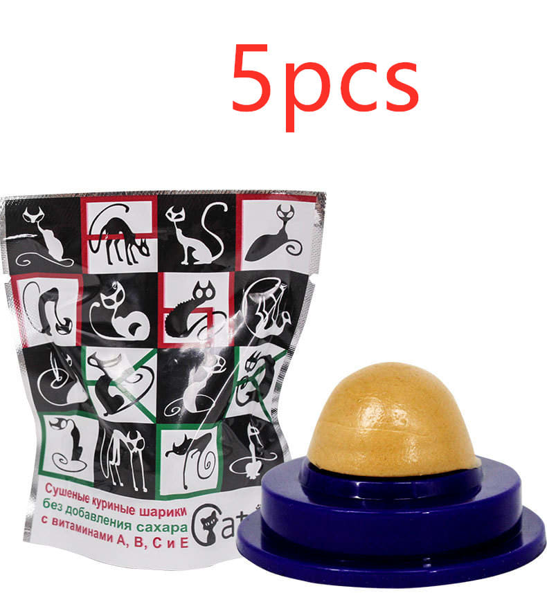 Pet Cat Sugar Energy Ball Lick Toys Catnip view 6