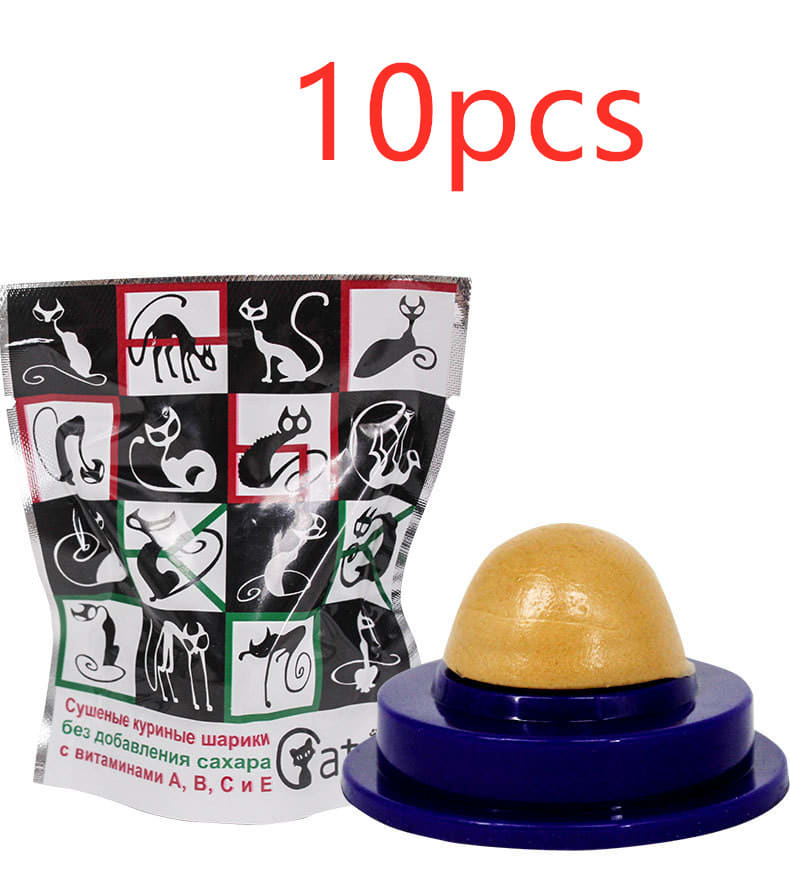Pet Cat Sugar Energy Ball Lick Toys Catnip view 15