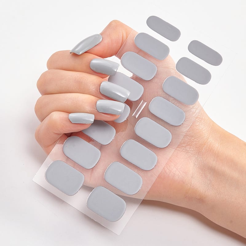 Waterproof and Long Lasting Nail Stickers Letter Color Nail Stickers Full Stickers view 37
