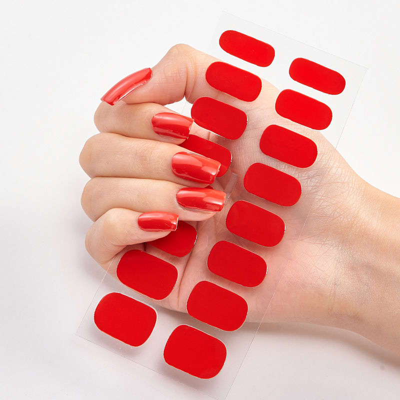 Waterproof and Long Lasting Nail Stickers Letter Color Nail Stickers Full Stickers view 9