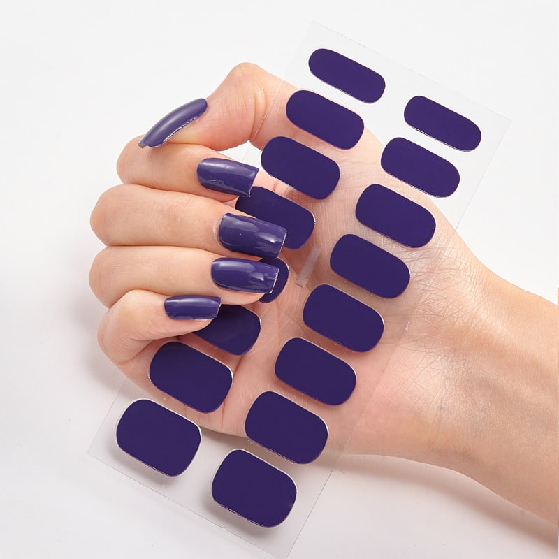 Waterproof and Long Lasting Nail Stickers Letter Color Nail Stickers Full Stickers view 59