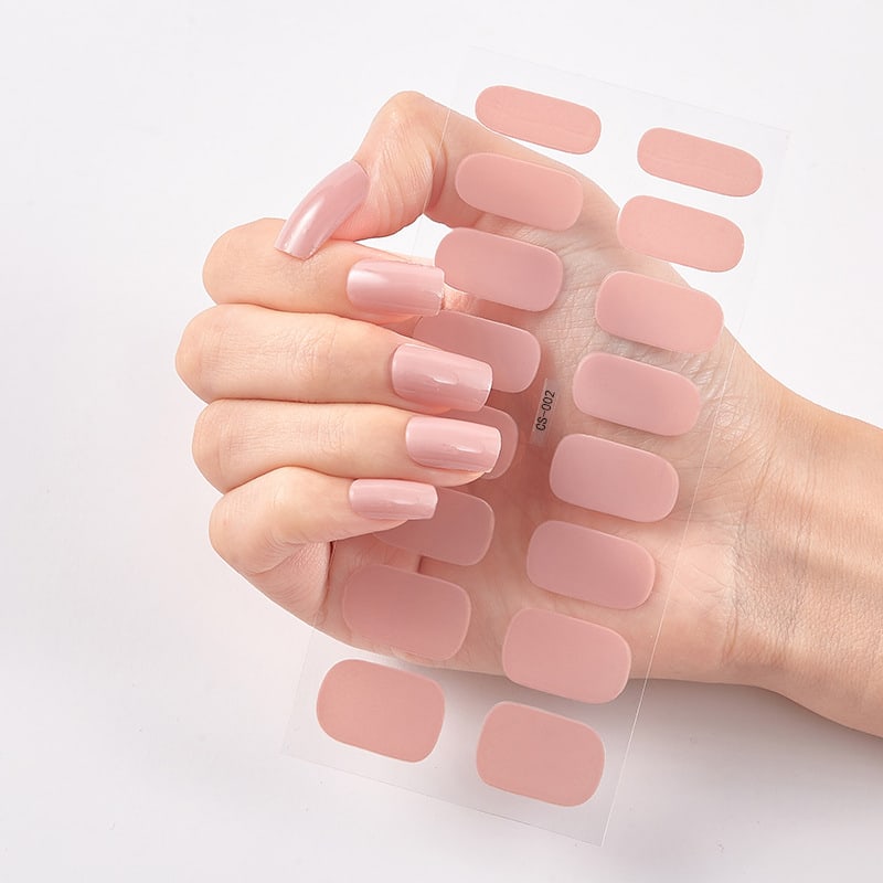 Waterproof and Long Lasting Nail Stickers Letter Color Nail Stickers Full Stickers view 2