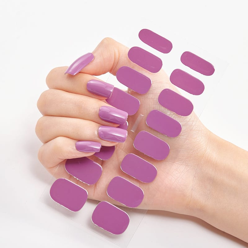 Waterproof and Long Lasting Nail Stickers Letter Color Nail Stickers Full Stickers view 5