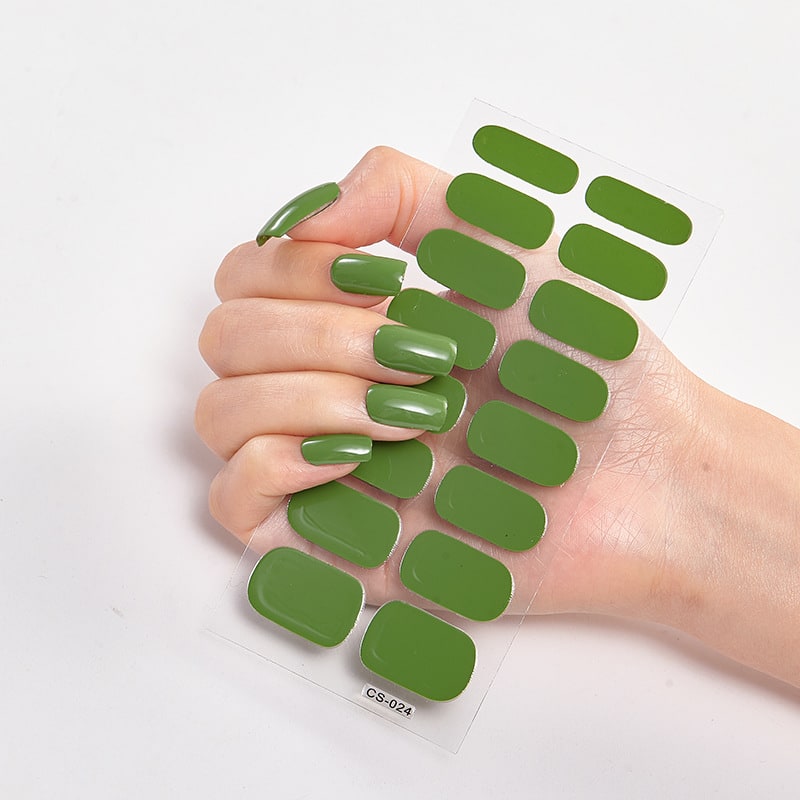 Waterproof and Long Lasting Nail Stickers Letter Color Nail Stickers Full Stickers view 43