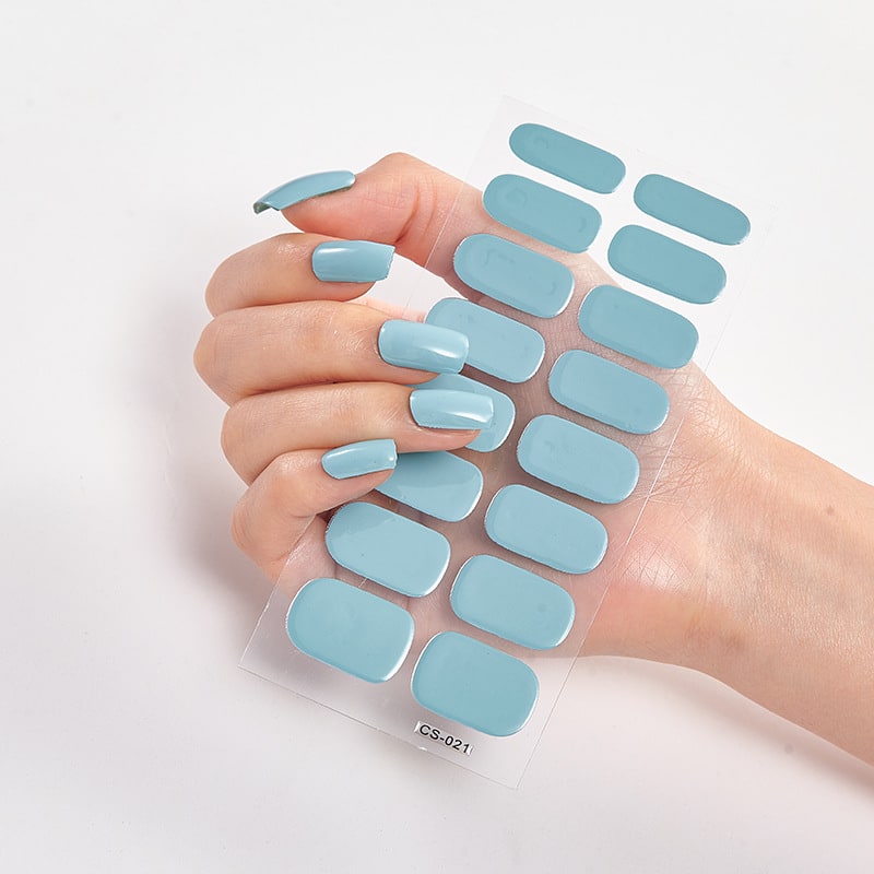 Waterproof and Long Lasting Nail Stickers Letter Color Nail Stickers Full Stickers view 61
