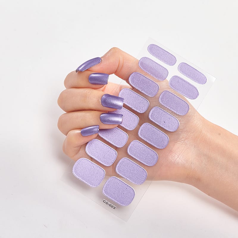 Waterproof and Long Lasting Nail Stickers Letter Color Nail Stickers Full Stickers view 60