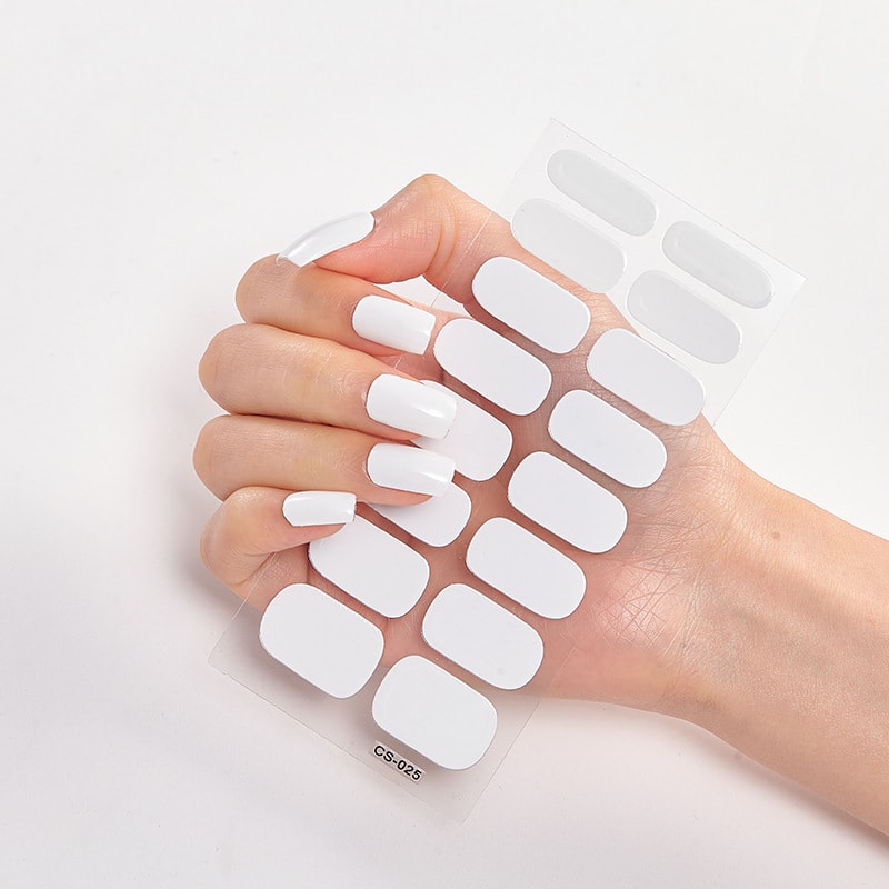 Waterproof and Long Lasting Nail Stickers Letter Color Nail Stickers Full Stickers view 8