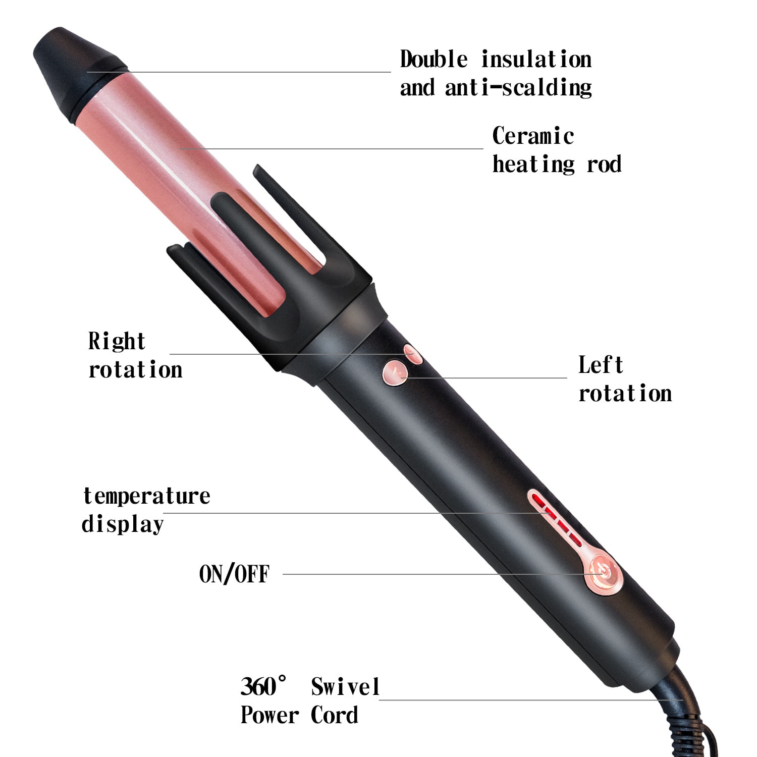 Automatic Anti-Scalding Wet And Dry Dual-Use curling Iron view 2