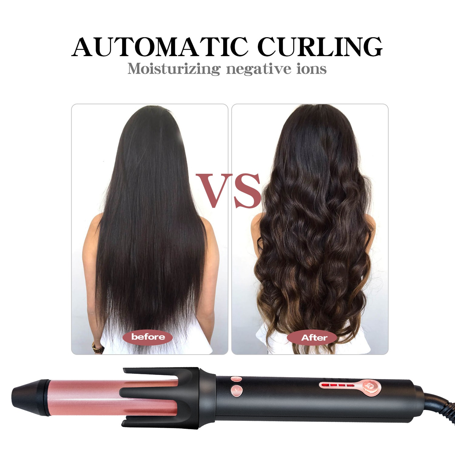 Automatic Anti-Scalding Wet And Dry Dual-Use curling Iron view 1