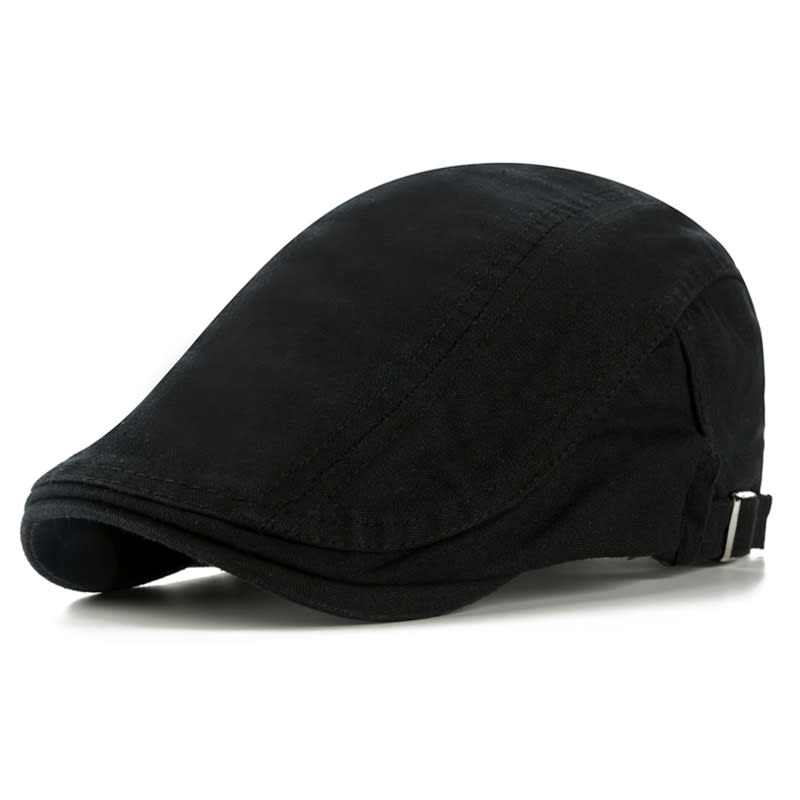 Classic Light Board Solid Color Cotton Hat Sunshade view 5